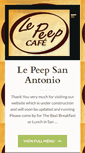 Mobile Screenshot of lepeepsanantonio.com